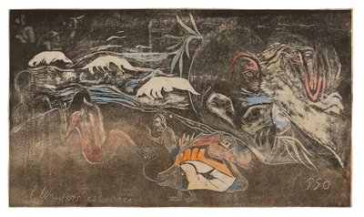 The Universe Is Being Created), a Noa Noa Suite-ból alkotó: Paul Gauguin