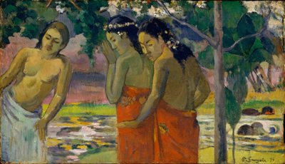 Három tahiti nő, 1896 alkotó: Paul Gauguin
