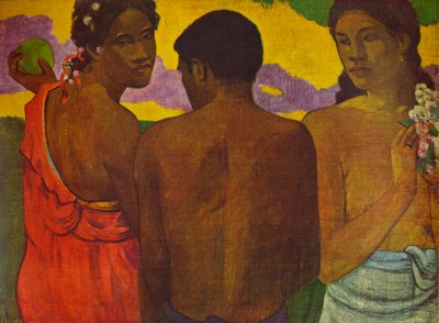 Három tahiti, 1899 1935 alkotó: Paul Gauguin