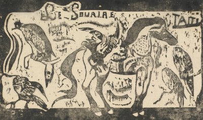 A Le Sourire címlapja A mosoly címe, 1895-ben vagy utána. alkotó: Paul Gauguin