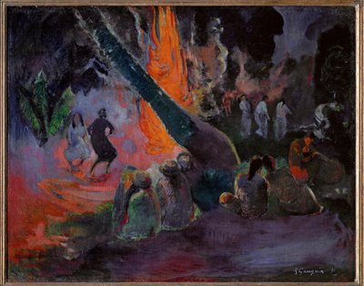 Upaupa (olaj, vászon) alkotó: Paul Gauguin