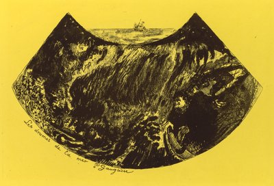 Volpini szvit: A tenger drámái Les Drames de la Mer, 1889. alkotó: Paul Gauguin