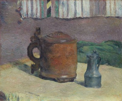 Fa tankkard és fémkancsó alkotó: Paul Gauguin