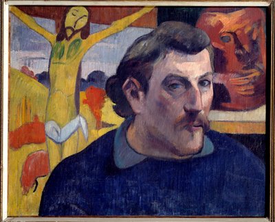 Sárga Krisztus önarckép. Paul Gauguin festménye (1848-1903) alkotó: Paul Gauguin