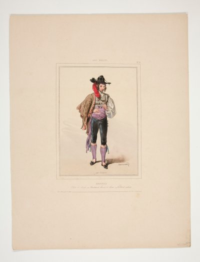 ARAGÓNI. Szövetkabát. alkotó: Paul Gavarni