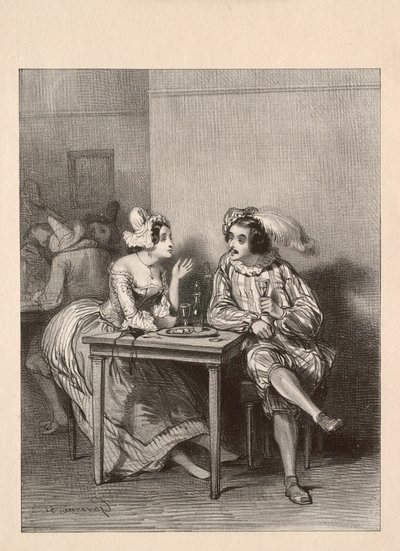 A négyes után alkotó: Paul Gavarni