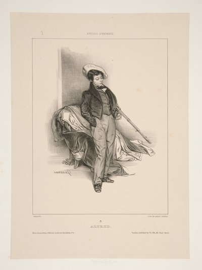 Alfred (Feydeau) alkotó: Paul Gavarni
