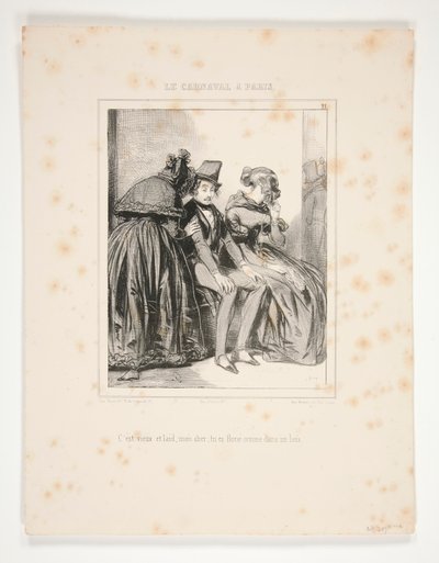 Bal Masque alkotó: Paul Gavarni