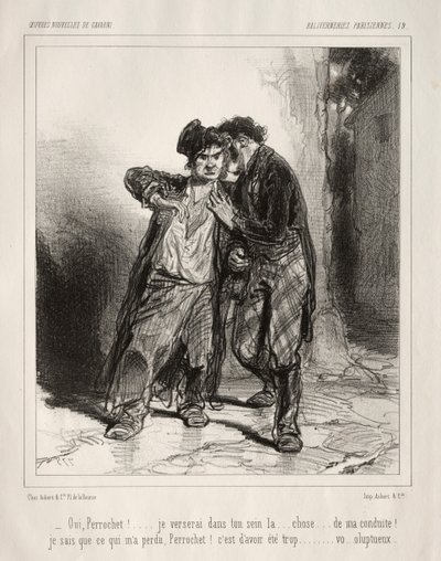 Párizsi hülyeség. alkotó: Paul Gavarni