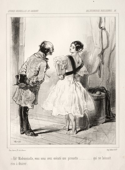 Párizsi hülyeség. alkotó: Paul Gavarni