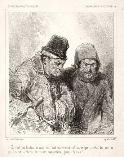 Párizsi hülyeség. alkotó: Paul Gavarni