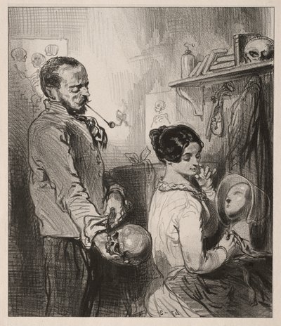 Párizsi hülyeség. alkotó: Paul Gavarni