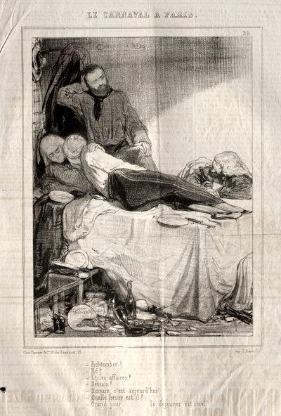 Karnevál, 1841-1843. alkotó: Paul Gavarni