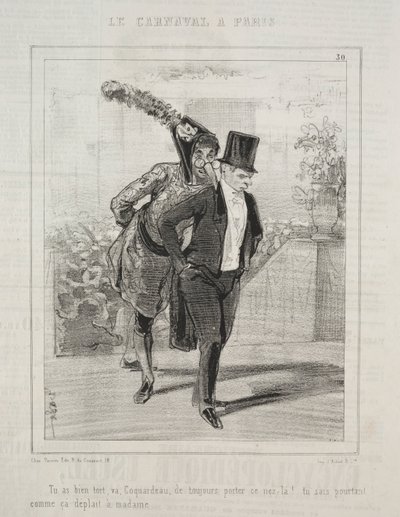Karnevál, 1841-1843. alkotó: Paul Gavarni