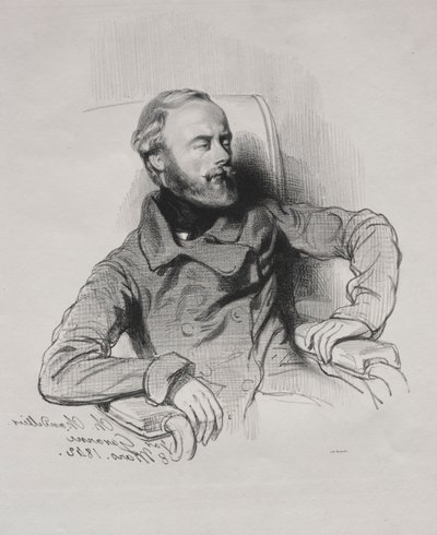 Ch. Chandellier, 1842. alkotó: Paul Gavarni