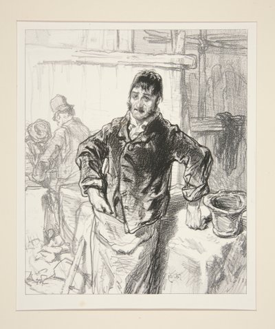 Takarítsuk ki a házat, amelyet Pierrot épített; valamit le kell bontani a harlekineknek. alkotó: Paul Gavarni
