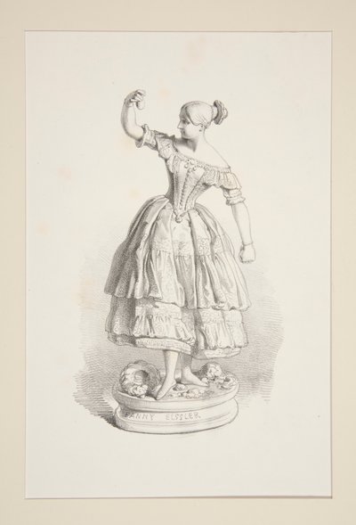 Fanny Elssler. alkotó: Paul Gavarni