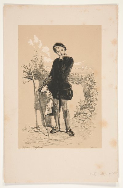 IV. HENRY GYERMEK. alkotó: Paul Gavarni