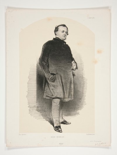 Henry Monnier alkotó: Paul Gavarni