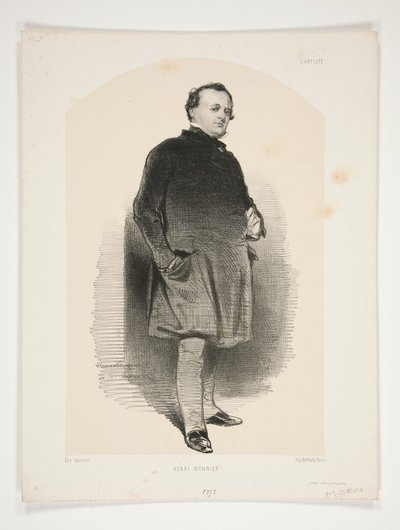 Henri Monnier alkotó: Paul Gavarni