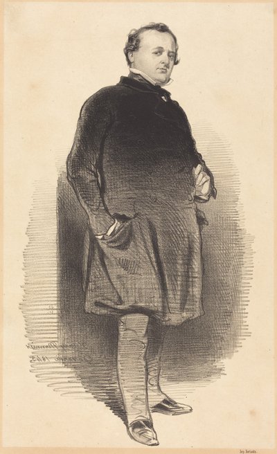 Henry Monnier alkotó: Paul Gavarni