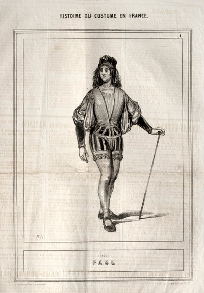 A francia viselet története: oldal alkotó: Paul Gavarni