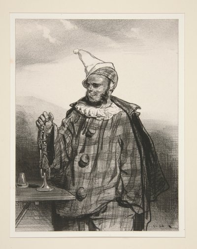 AZ ASZDI TROMBITA. alkotó: Paul Gavarni