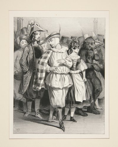 A MUSÁRGOLYÓ. alkotó: Paul Gavarni