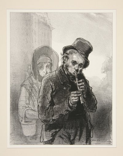 A flageolet alkotó: Paul Gavarni