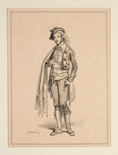 A KÖRÖS. (Öltöny alkotó: Paul Gavarni