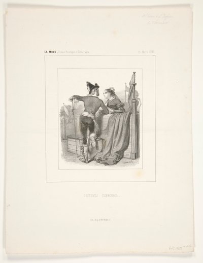 LE TOREADOR. alkotó: Paul Gavarni