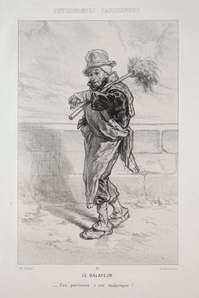 A Seprőgép. alkotó: Paul Gavarni