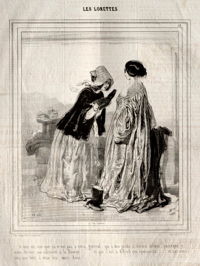 A Lorették alkotó: Paul Gavarni