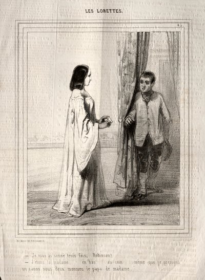 A Lorettes alkotó: Paul Gavarni