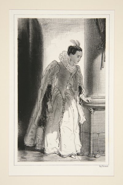 FRANCIA MARGARET. 1560. alkotó: Paul Gavarni