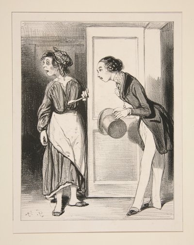 Madame de Saint-Aiglemont, asszonyom, kérem?... alkotó: Paul Gavarni