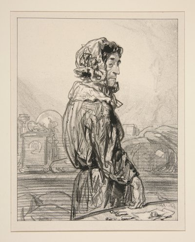 „Madame Abraham.” alkotó: Paul Gavarni