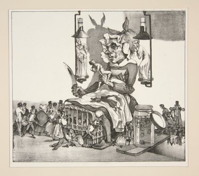 Monarchia kisasszony, Félicité, Désirée alkotó: Paul Gavarni