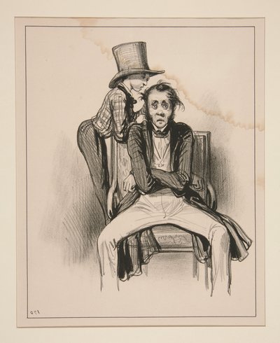 ...Albert úr? Egy úr a Jardin des Plantes-ból... alkotó: Paul Gavarni