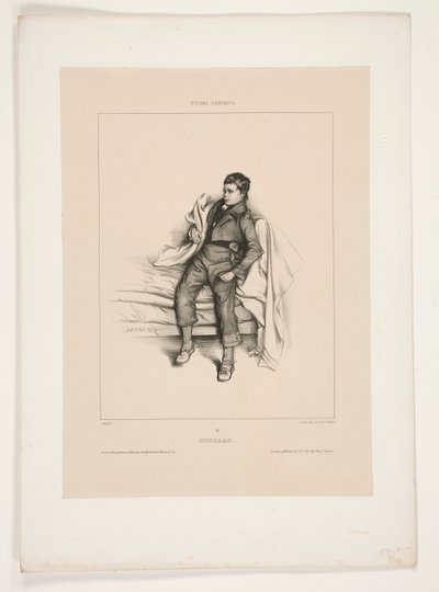 NICOLAS. alkotó: Paul Gavarni