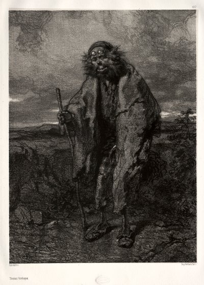 Régi és modern művészek: Thomas Vireloque. alkotó: Paul Gavarni