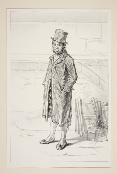 TULAJDONOS Párizsban, rue Dauphine alkotó: Paul Gavarni
