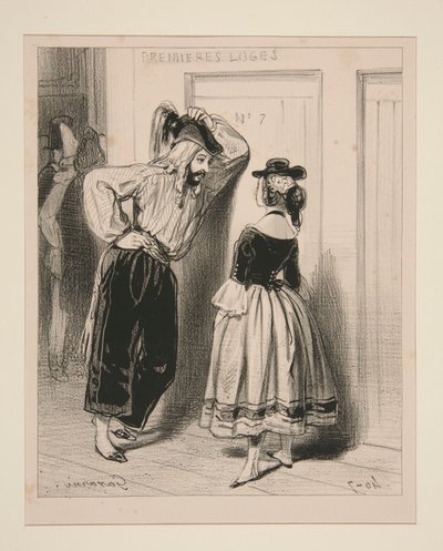WHO? -Én és Zelie, Achille és te alkotó: Paul Gavarni