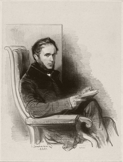 Raymond La Garrigue, 1842 alkotó: Paul Gavarni