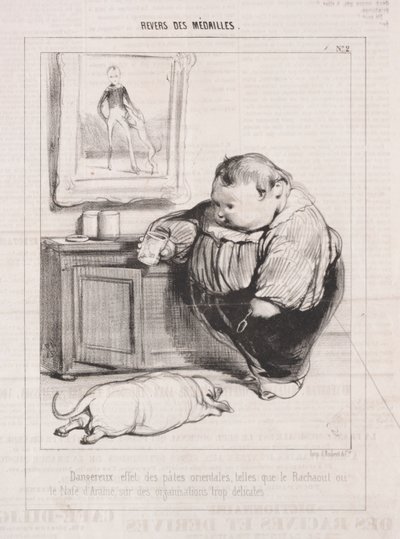 Az érmek hátlapja, 1842. alkotó: Paul Gavarni