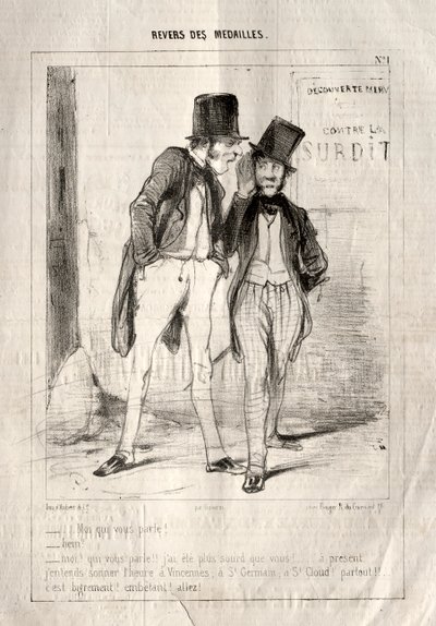 Az érmek hátlapja, 1842. alkotó: Paul Gavarni