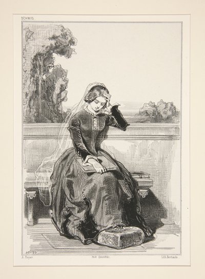 Rose De Tannebourg. alkotó: Paul Gavarni