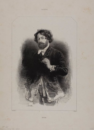 Önarckép alkotó: Paul Gavarni