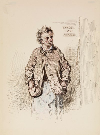 A portás alkotó: Paul Gavarni