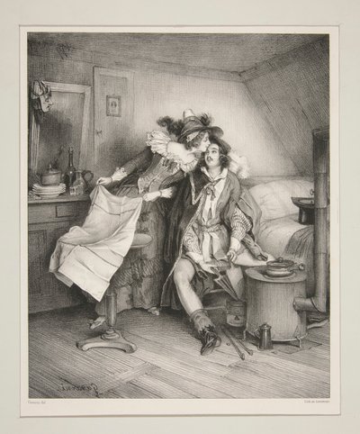 FARSANGI VACSORA, - MASQUERADE UTÁN VACSORA. alkotó: Paul Gavarni